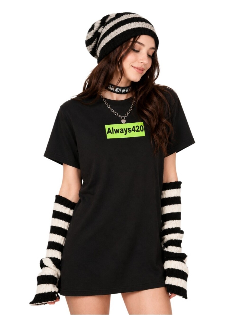 Get Down Art Always 420 Oversized T Shirt